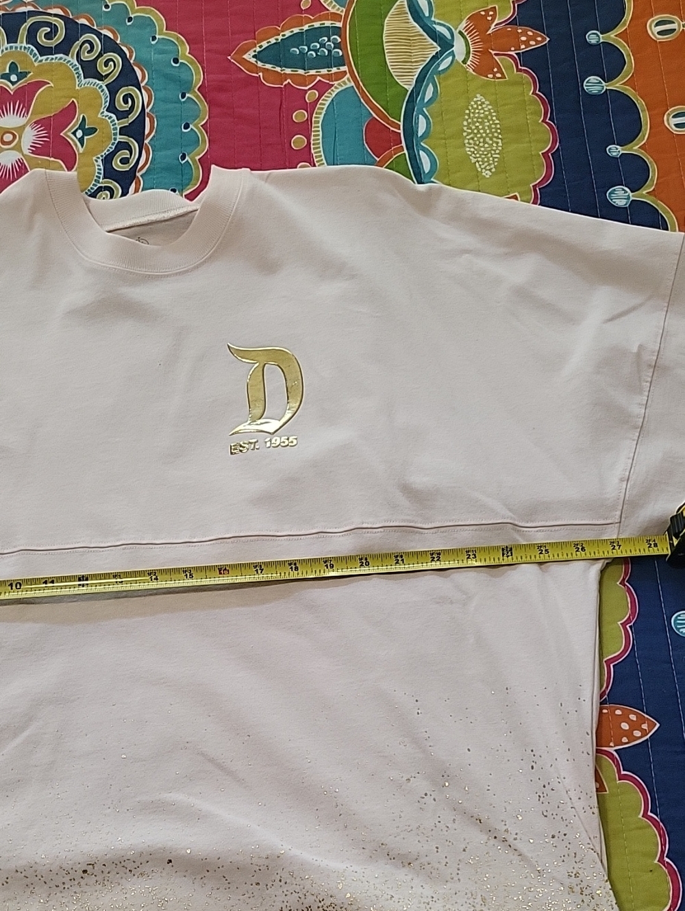 Disneyland Pink and Gold Spirit Jersey Size XL - Picture 11 of 13